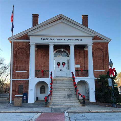 Edgefield County Courthouse was built in 1839 – Explore South Carolina