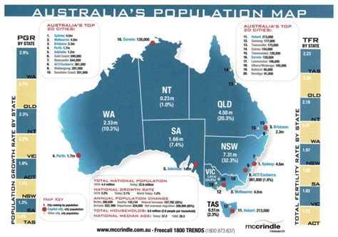 Population Map | Seniors Real Estate Services Australia SRES