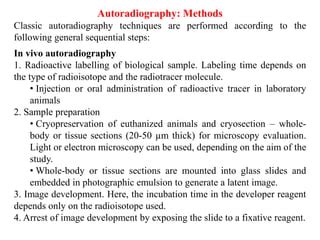 Autoradiography | PPT