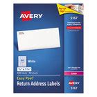 Avery 5195 Easy Peel 2/3" x 1 3/4" Printable Return Address Labels - 1500/Pack