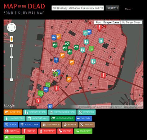 Map of the Dead – Zombie Survival Map › Map Icons Collection