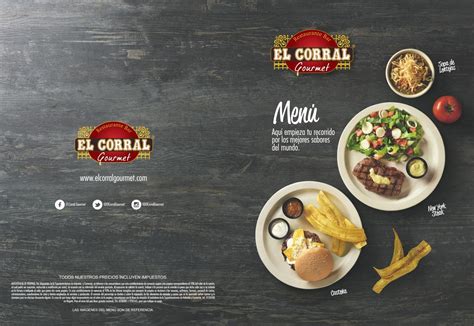 Menu corral gourmet 06 - 2017 by El Corral Gourmet - Issuu