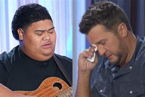 WATCH: Iam Tongi Brings Luke Bryan To Tears With Heart-Wrenching Tribute To His Late Father On ...