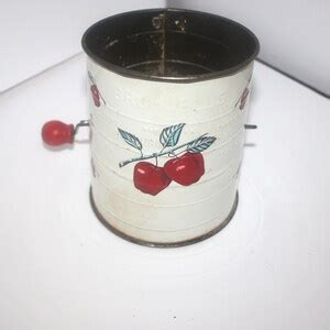 Vintage Bromwells Measuring Sifter With Apple Design - Etsy