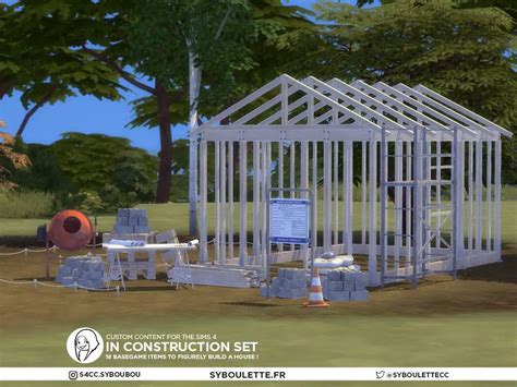 In construction cc sims 4 - Syboulette Custom Content for The Sims 4