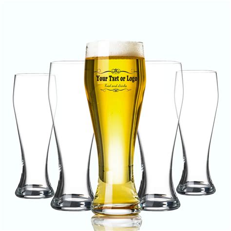 Beer Glasses Customize Logo,Engraved with Your Custom Text Name ...