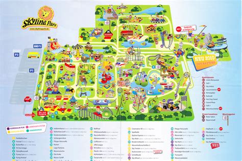 Skyline Park - 2010 Park Map