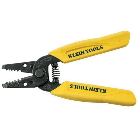 Klein Tools Electrical Wire Stripper/Cutter (10-18 AWG Solid) 11045 ...