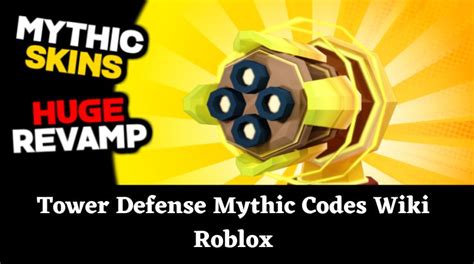 Roblox Tower Defense Mythic Codes