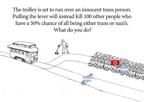 horrifying conundrum : r/trolleyproblem