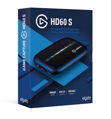 Elgato Game Capture HD60 S - Stream and Record in 1080p60, for ...