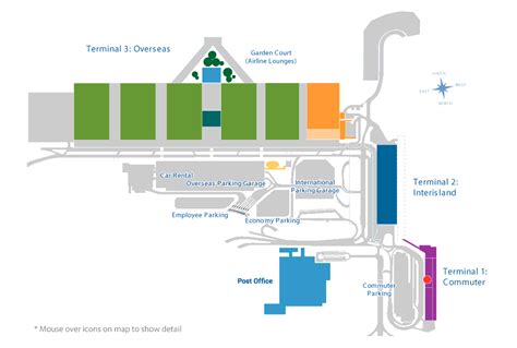 Daniel K. Inouye International Airport Map