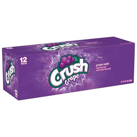 Crush Grape Soda 12 oz Cans - Shop Soda at H-E-B