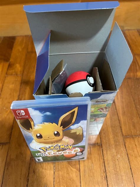 Pokemon Let's Go Eevee Pokeball Plus, Video Gaming, Video Games ...