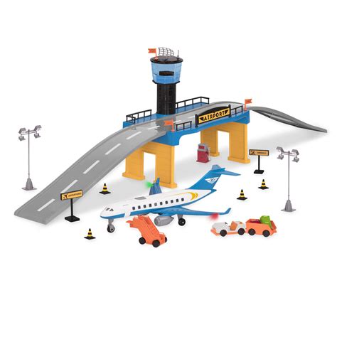 Airport Playset | Toy Airplane, Truck Toys & Construction Playsets for Kids