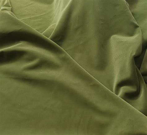 Green Velvet Fabric by the Yard Luxury Green Velvet Green | Etsy