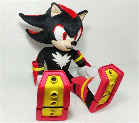 Custom plush inspired by Super Sonic Shadow the Hedgehog | Etsy