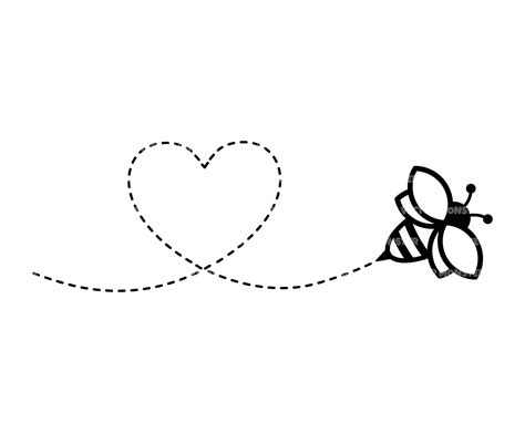 Bee And Black Line Emoji