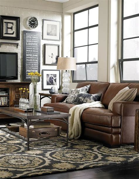 Brown sofa Living Room Decor Best Of Best 25 Brown Leather sofas Ideas ...