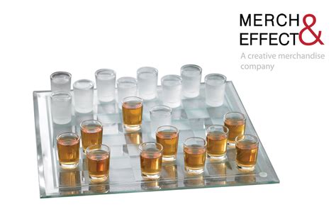 Bringing Life to the Party- Shot Glass Chess Set — Merchandeffect