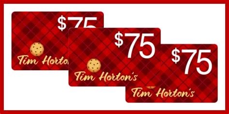 Free Tim Horton's Gift Card | Free Stuff World