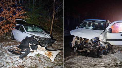 Violent slippery road accident in Upper Bavaria: Two cars crash head-on - The Limited Times