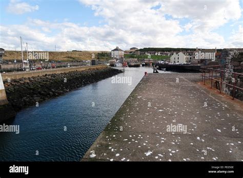 Eyemouth harbour Scotland Stock Photo - Alamy