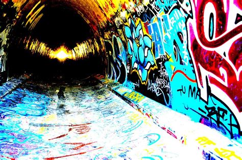 Graffiti Underground Photograph by Cindy Nunn