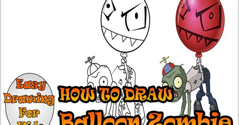 How to Draw Balloon Zombie | Plants vs Zombies | Drawing Course for Beginners