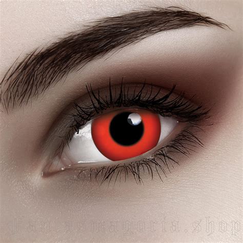 Red Devil Colored Contact Lenses by Maxvue brand