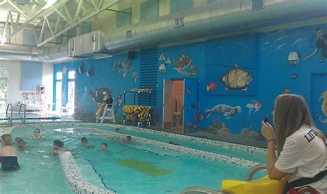 Aquatic Mural at Blue Valley Rec Center | Mural, Muralist, Designing women