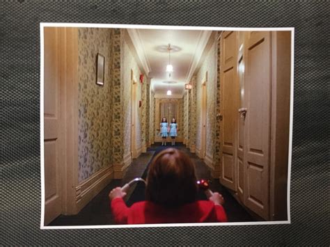 THE SHINING Danny on a Tricycle Hallway Grady Twins Horror Scene Art ...