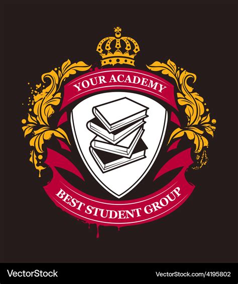 Academy emblem Royalty Free Vector Image - VectorStock