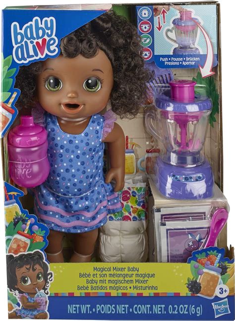 Baby Alive Magical Mixer Baby Doll Blueberry Blast with Blender ...