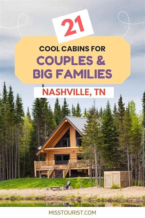 21 Cabins in Nashville, TN ️ for Couples & Big Families