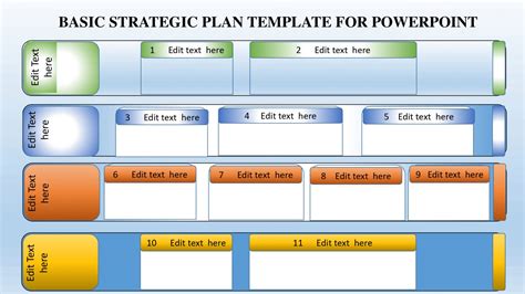 Basic Strategic Plan Template for PowerPoint - Slidevilla