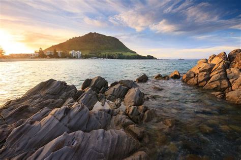 Mt Maunganui sunset - NZ Landscape Prints for Sale