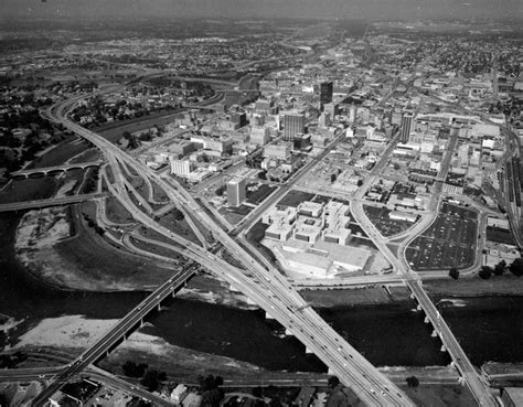 Aerial of Dayton in 1975 [via Dayton History Books Online] | Aerial ...