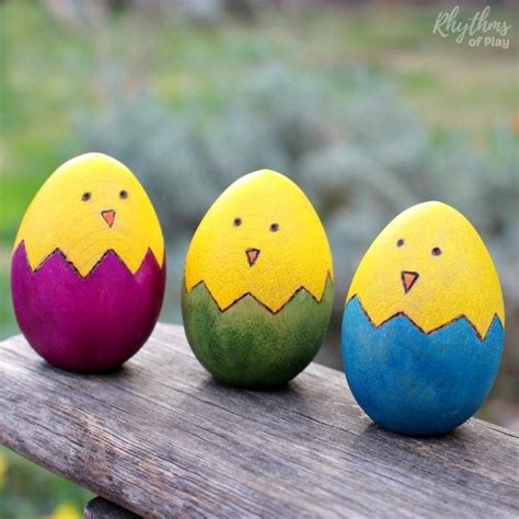 Easter Chick Wood Egg Craft Pictures, Photos, and Images for Facebook, Tumblr, Pinterest, and ...