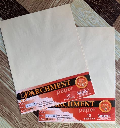 Parchment Paper, Hobbies & Toys, Stationary & Craft, Stationery & School Supplies on Carousell