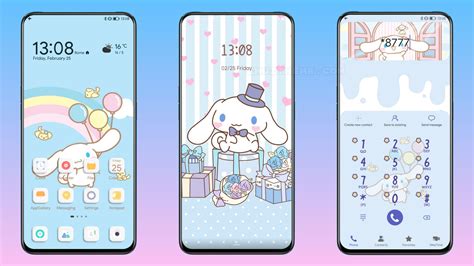 Cinnamoroll v3 Theme for Huawei EMUI 12/11/10/9 and MagicUI 5/4/3/2 | Disenos de unas, Temas