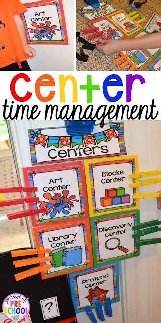 Center time management for preschool and pre k – Artofit