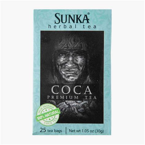 SUNKA Coca Premium Tea 40 Tea Bags - Coca Tea Box