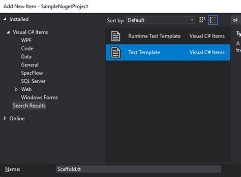 Deploying a T4 Template with dotnet pack | Diego Giacomelli | programmer