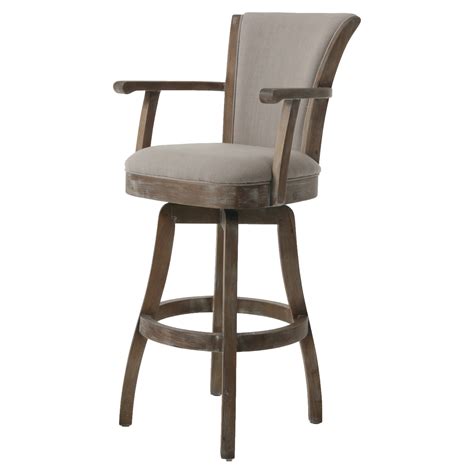 24 Swivel Bar Stools With Back And Arms | Centaur Design