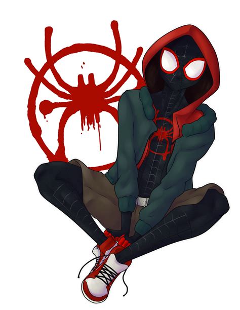 Miles Morales - Fanart by PoppyTsun on DeviantArt | Spiderman art, Spiderman drawing, Spiderman ...