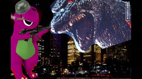 Barney Godzilla Mode