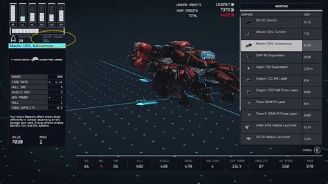 How to gain access to different ship classes and parts in Starfield