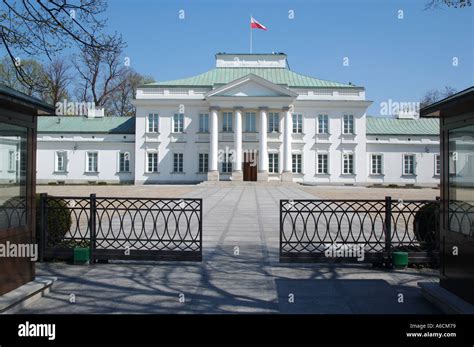 Belweder palace former Polish Presidents house Stock Photo - Alamy