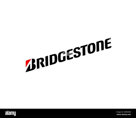 Bridgestone, Rotated Logo, White Background Stock Photo - Alamy